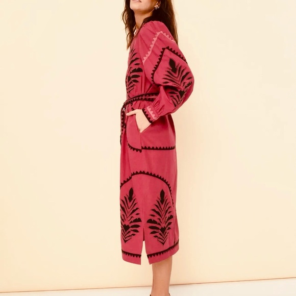 Sonmer NWT Day Party & Formal Susan vegan cotton Midi Dress - Picture 3 of 6